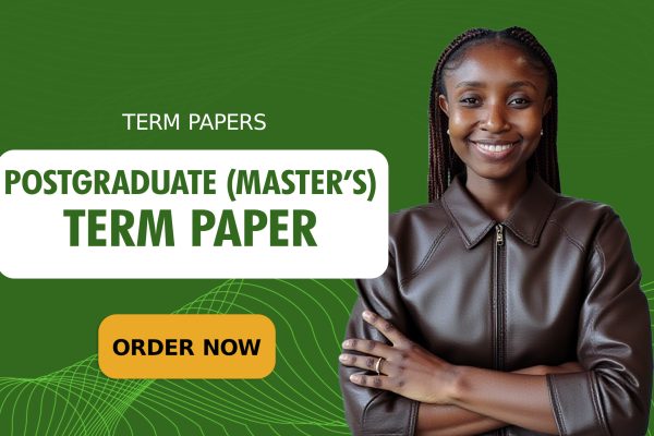 Postgraduate (Master’s) Term Paper