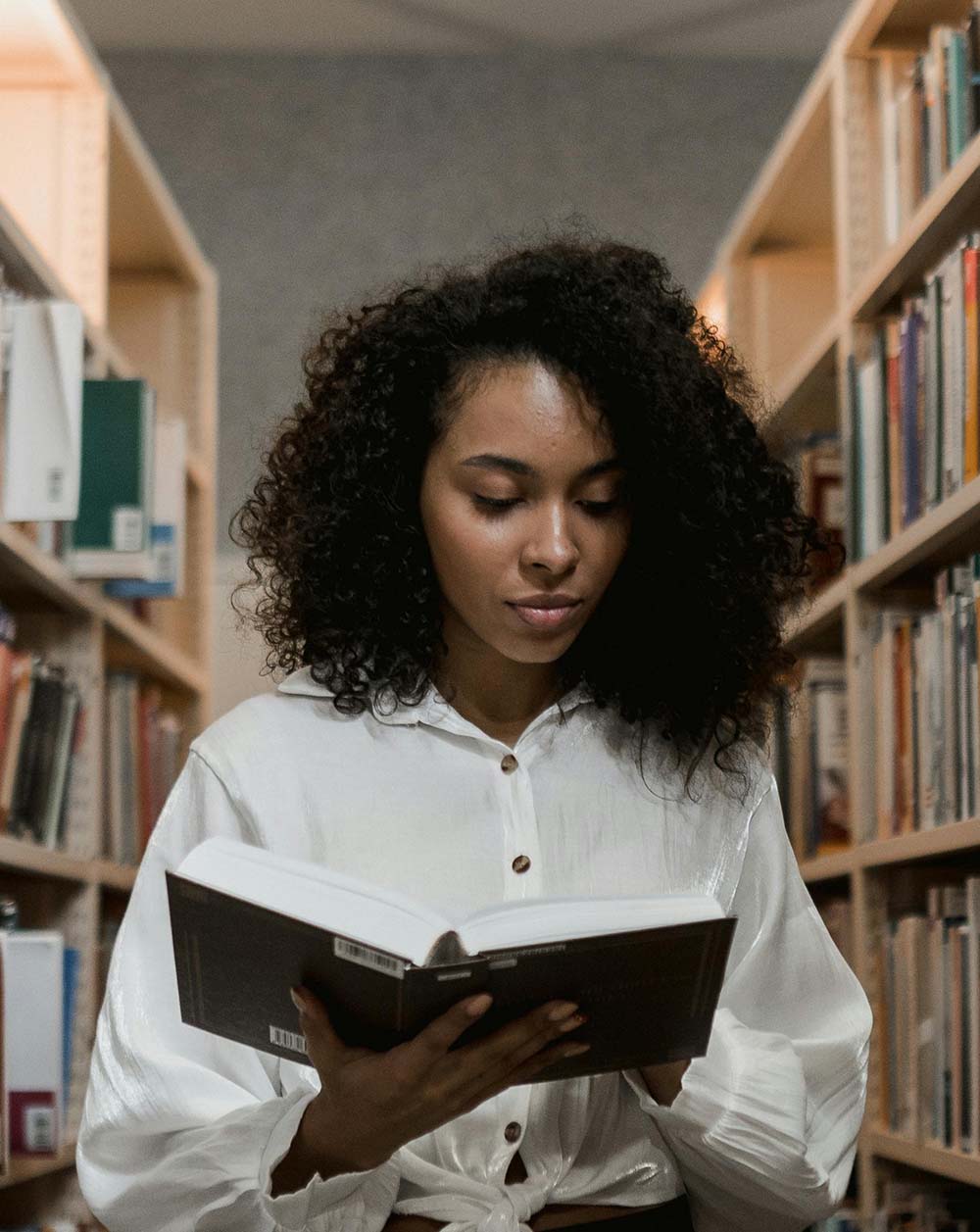 african-american-student-in-library